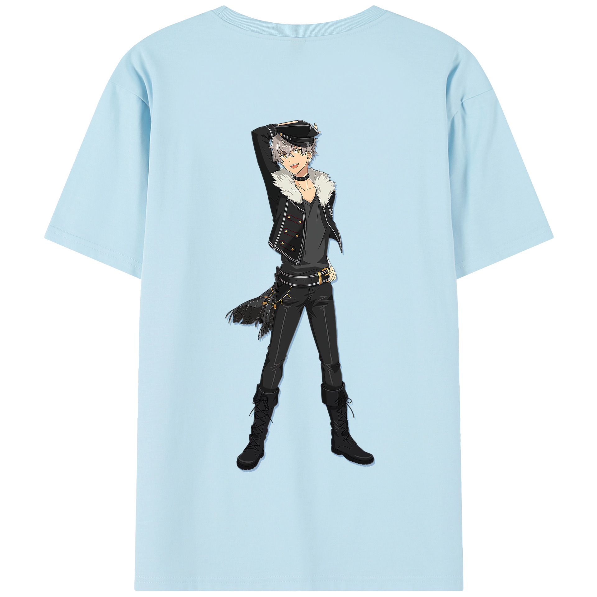 （画像用） あんさんぶるスターズ! Ensemble Stars 綿100％半袖Tシャツ（背面プリント）